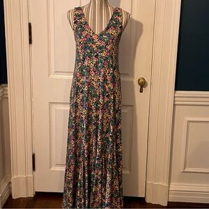 LOFT Multicolor Floral Pattern maxi small D137